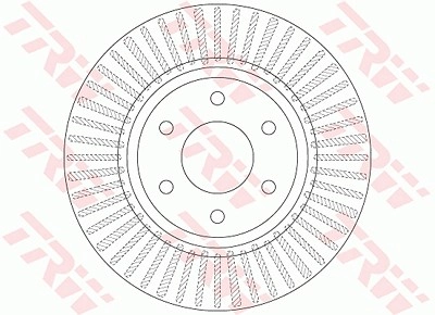 TRW Bremsscheibe DF6416 Bremsscheiben,Scheibenbremsen NISSAN,NP300 Navara Pickup (D40),Pathfinder III (R51),NP300 Navara Pritsche / Fahrgestell (D40)