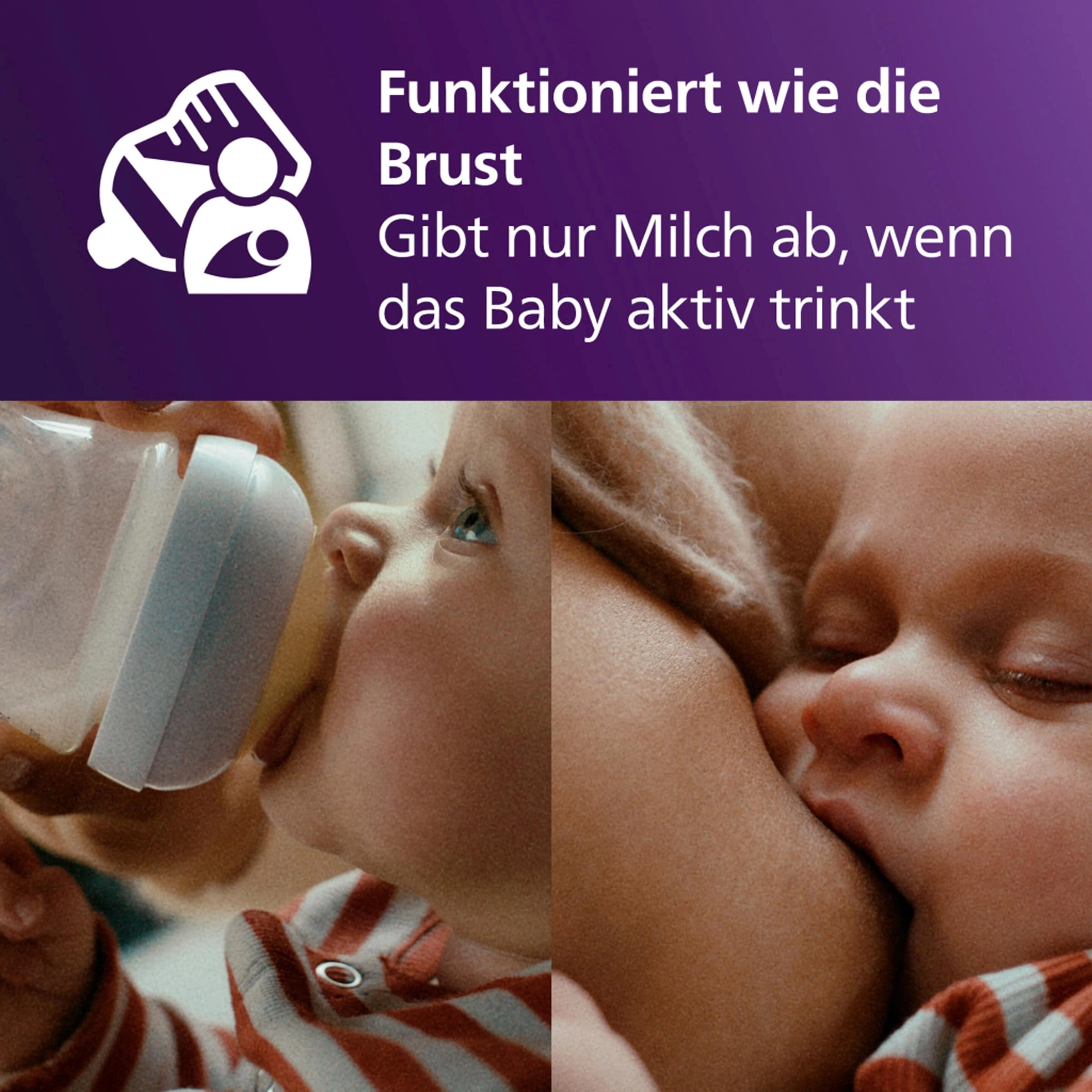 Philips Avent Babyflasche Natural Response, AirFree, 260ml, ab 1M