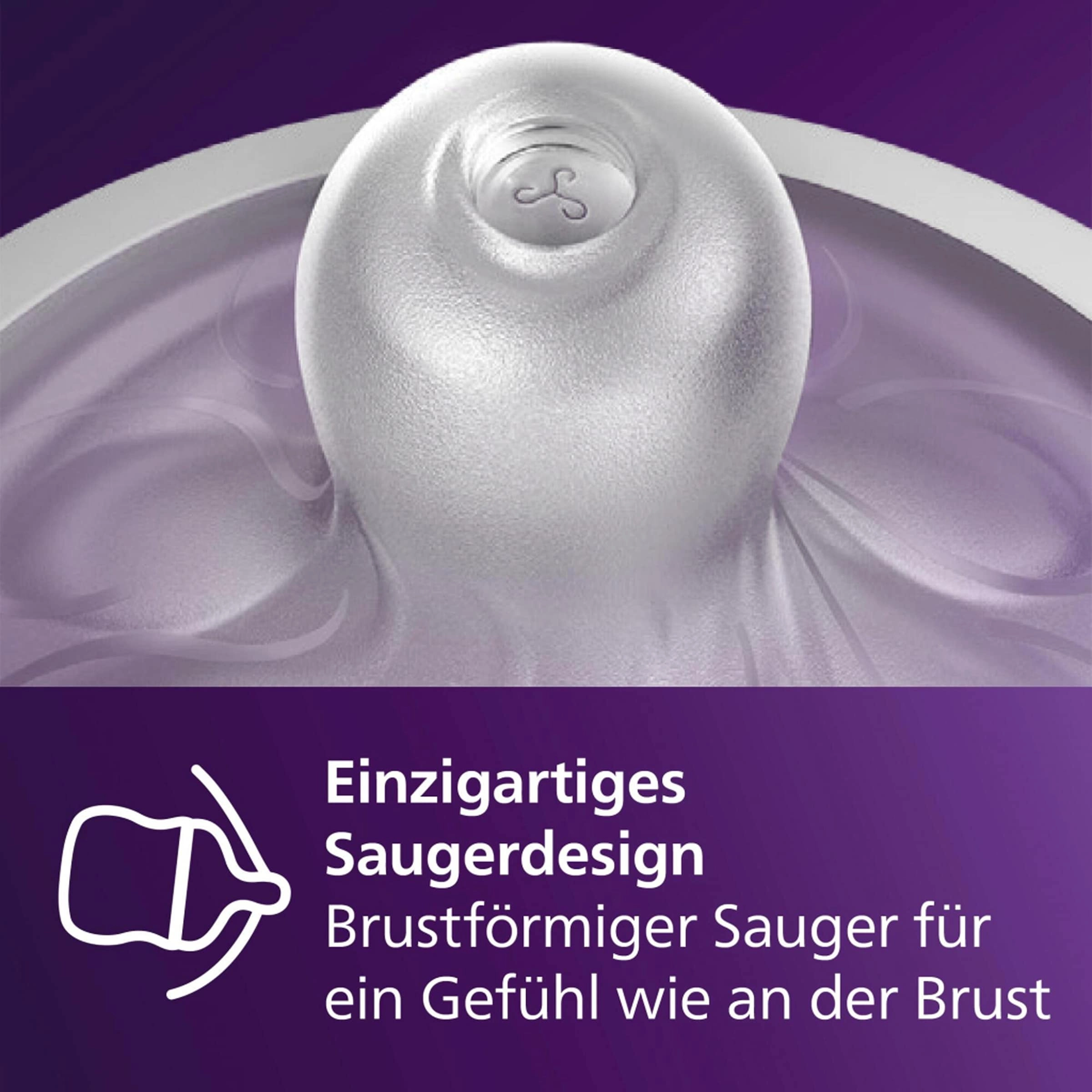 Philips Avent Babyflasche Natural Response, 260ml, ab 1M