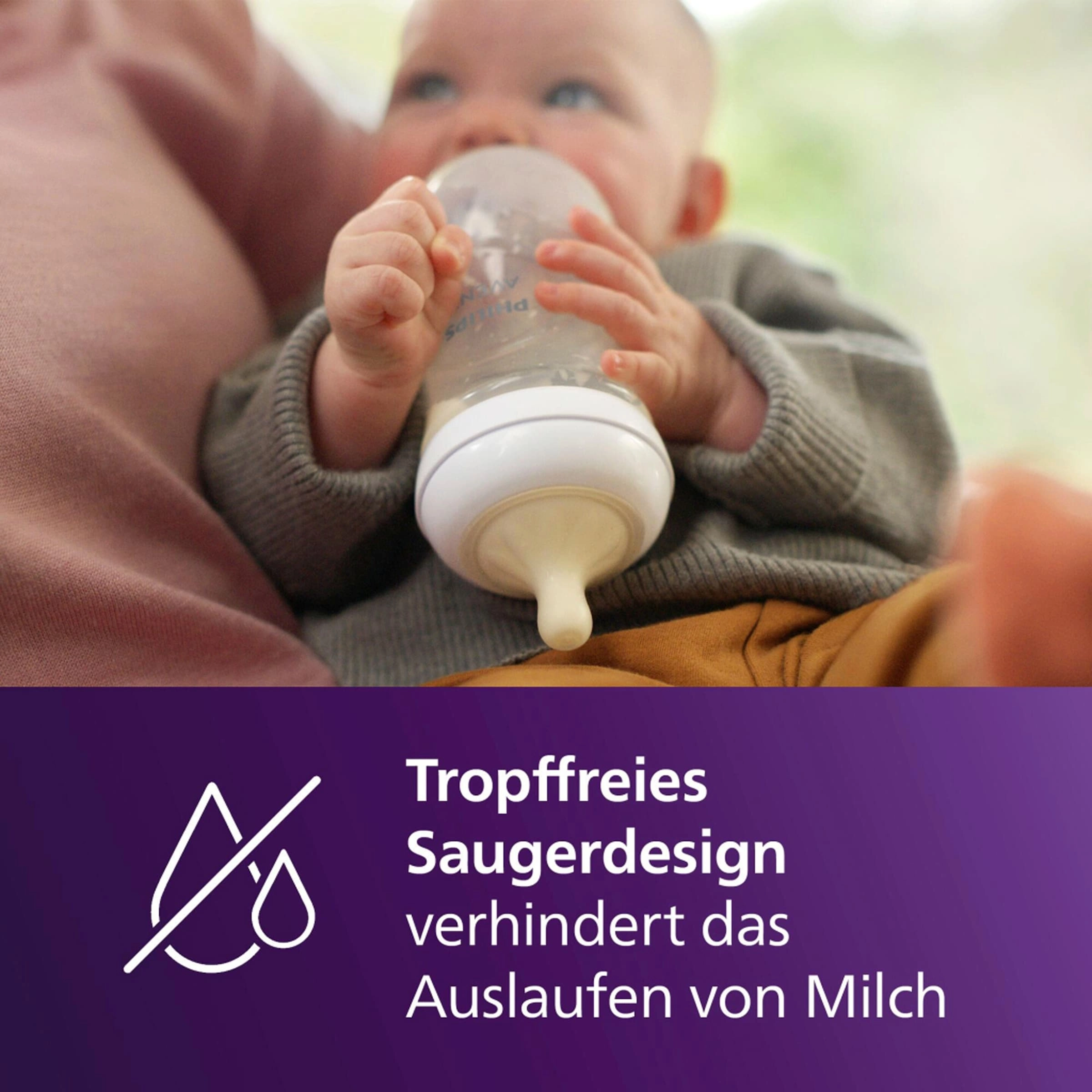 Philips Avent Babyflasche Natural Response, 260ml, ab 1M