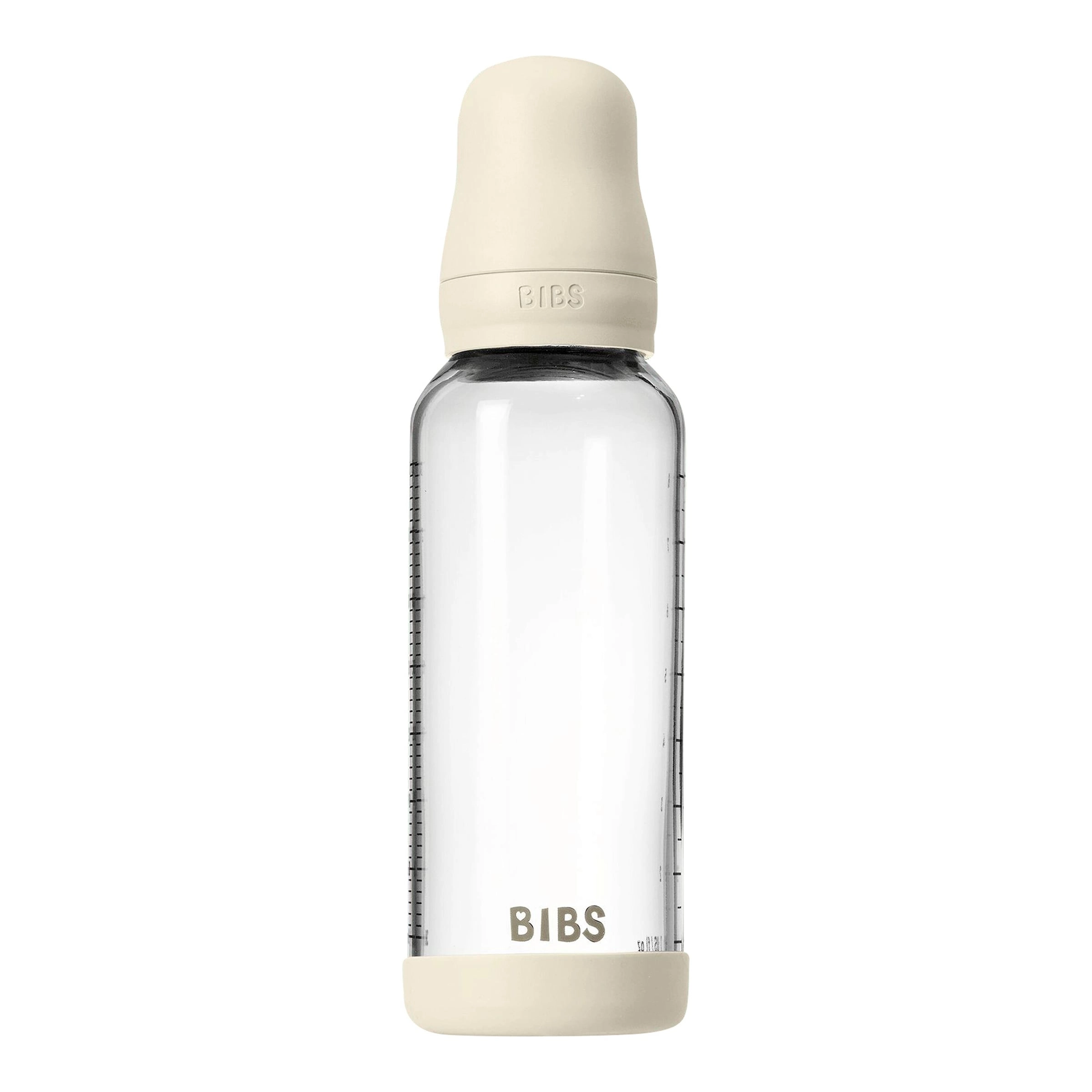 Bibs Babyflasche aus Glas, 240 ml, 2M+