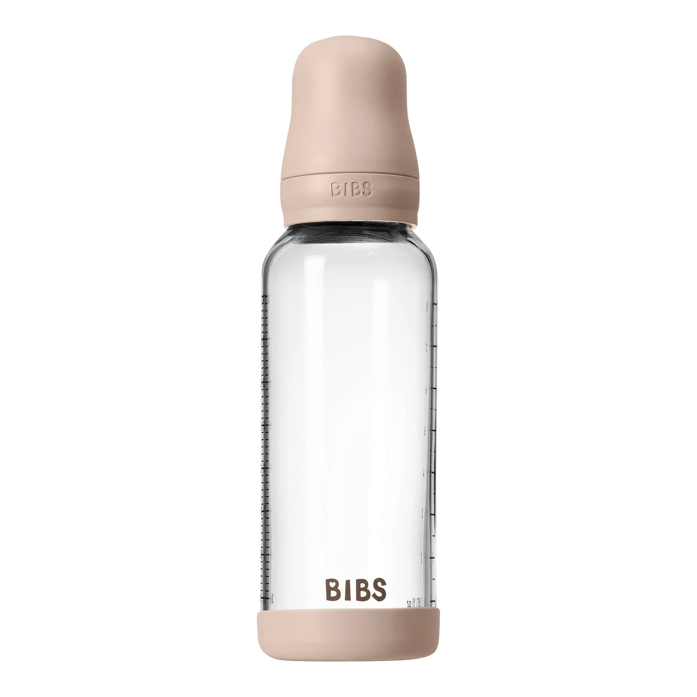 Bibs Babyflasche aus Glas, 240 ml, 2M+