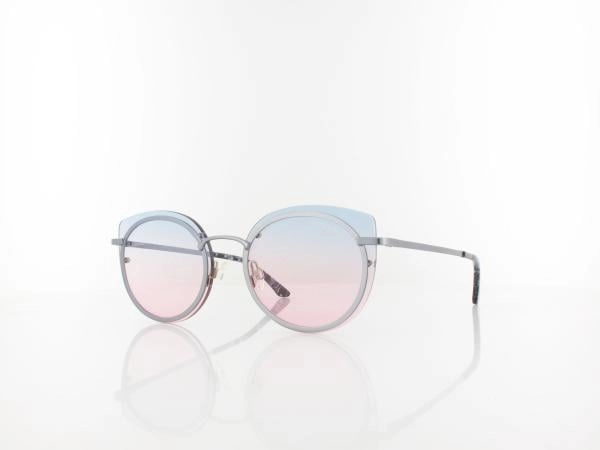 Comma 77078 23 57 matt silver black blue / blue rose gradient