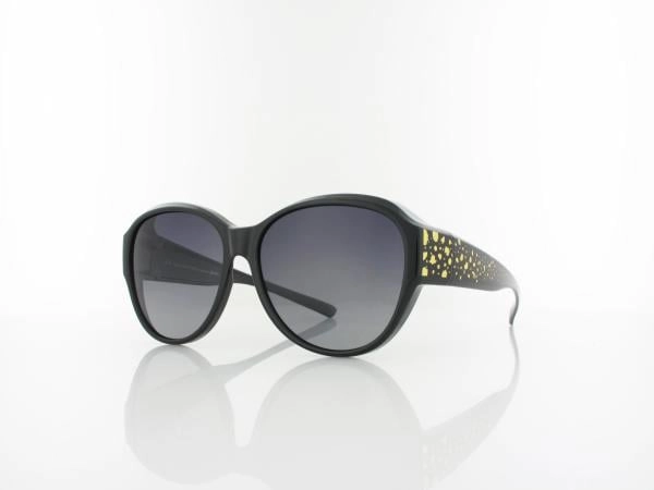 HIS polarized HPS49100-1 57 black / smoke gradient