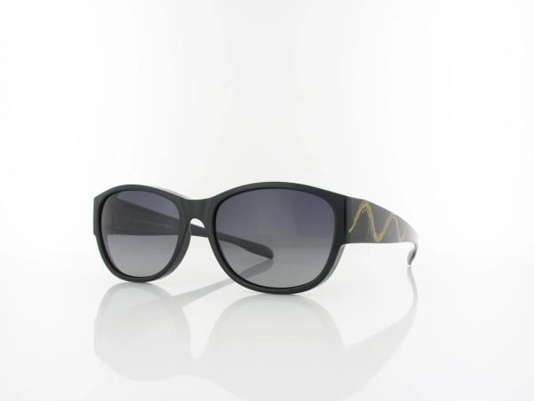 HIS polarized HPS49101-1 57 black / smoke gradient polarized