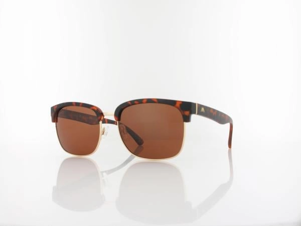 Brilando MP192 D 57 matt turtle shiny gold / brown polarized
