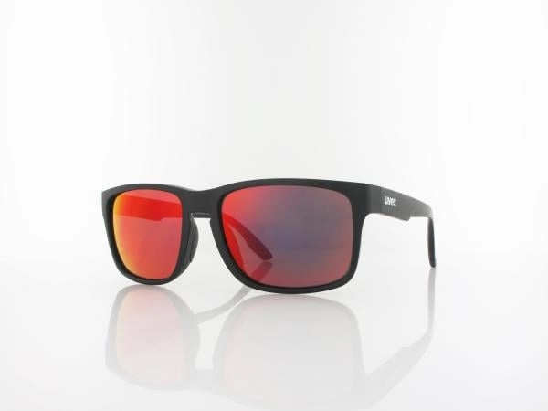 UVEX poise S534001 2213 57 black matt / mirror red