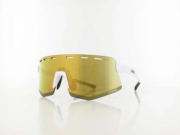 UVEX RXs 4303 CV 2000 158 small weiß glänzend / colorvision nature goldspiegel