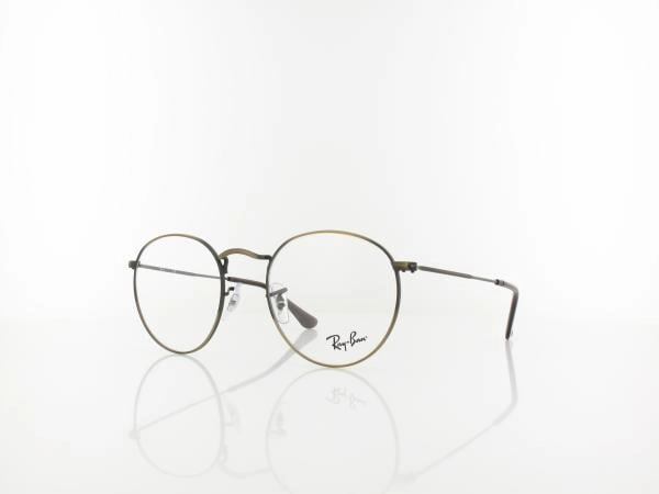 Ray Ban Round Metal RX3447V 3117 50 antique gold