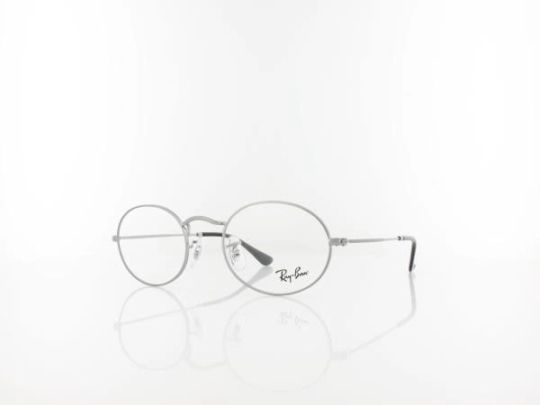 Ray Ban RX3547V OVAL 2502 51 gunmetal