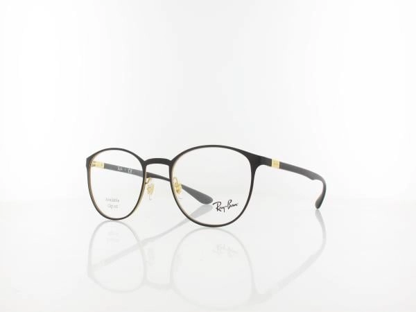 Ray Ban RX6355 2994 50 gold on top matte black