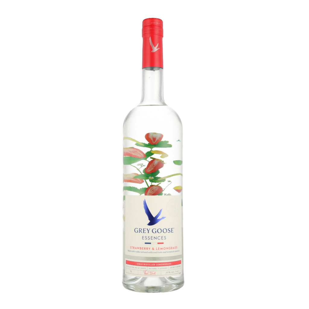 Grey Goose Essences Strawberry & Zitronegrass 1ltr - Erdbeere Wodka