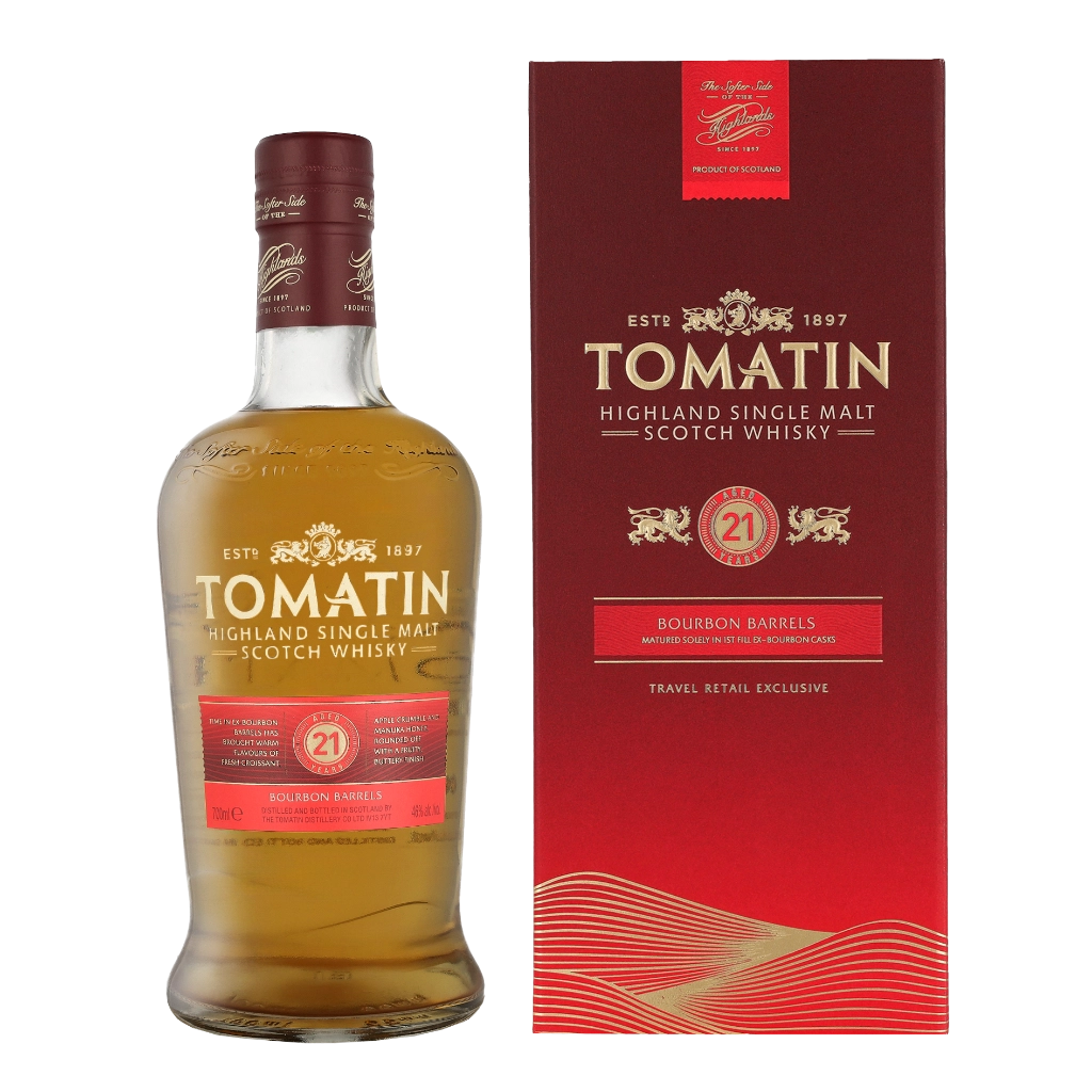 Tomatin 21 Years Bourbon Barrels 70cl Whisky