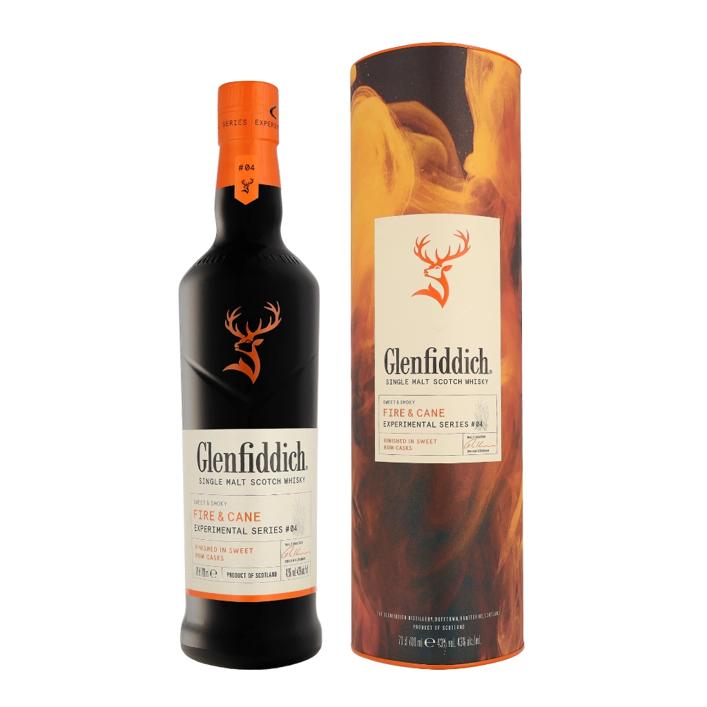 Glenfiddich Fire & Cane 70cl Whisky Geschenkverpackung