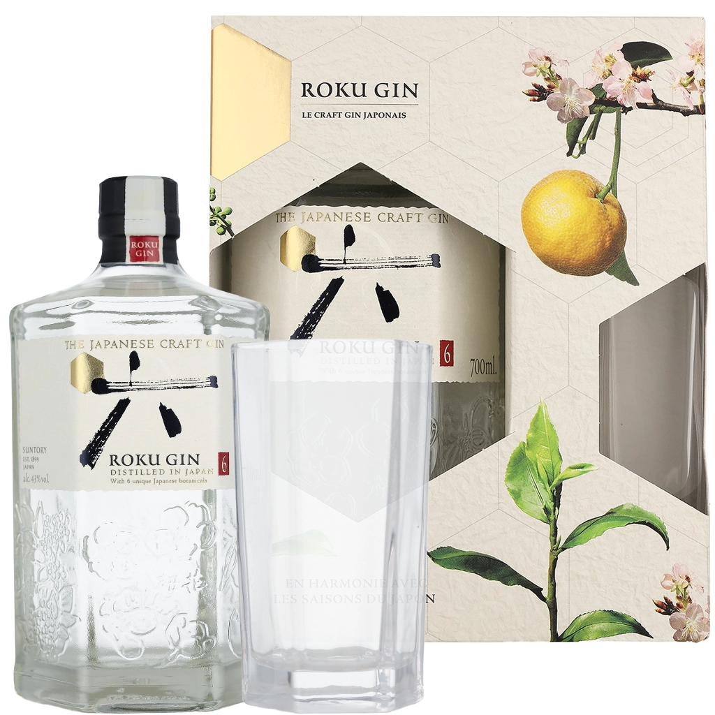 Suntory Roku Gin + Glas 70cl