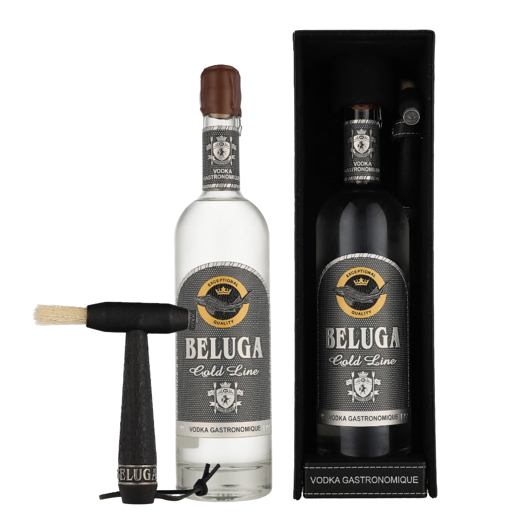 Beluga Gold Line Leather 70cl Wodka Geschenkverpackung