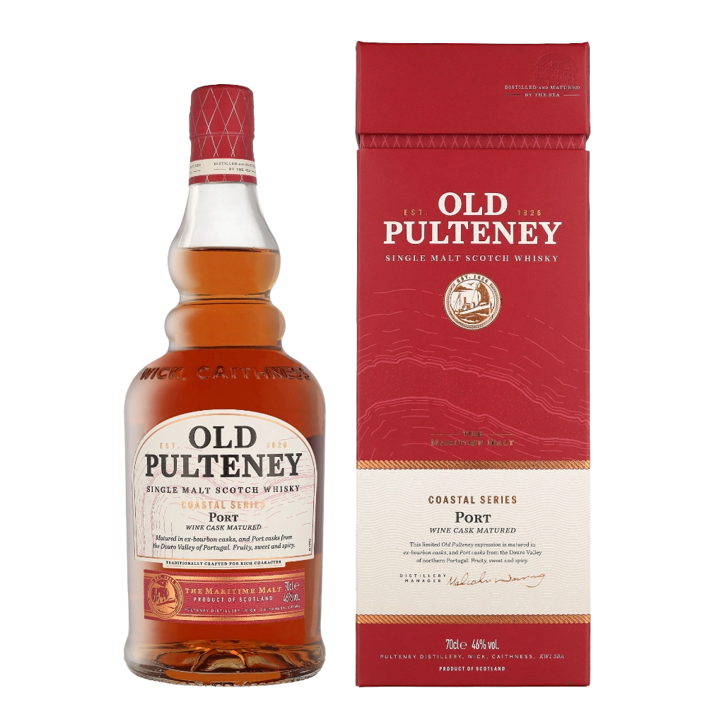 Old Pulteney Coastal Series Port Finish 70cl Whisky Geschenkverpackung