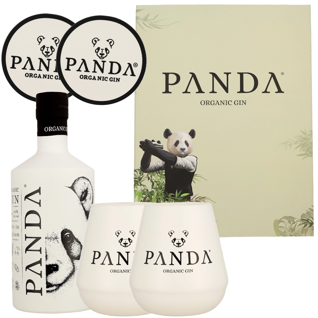 Panda Gin Organic Floral Box + Gläser 0.70 liter