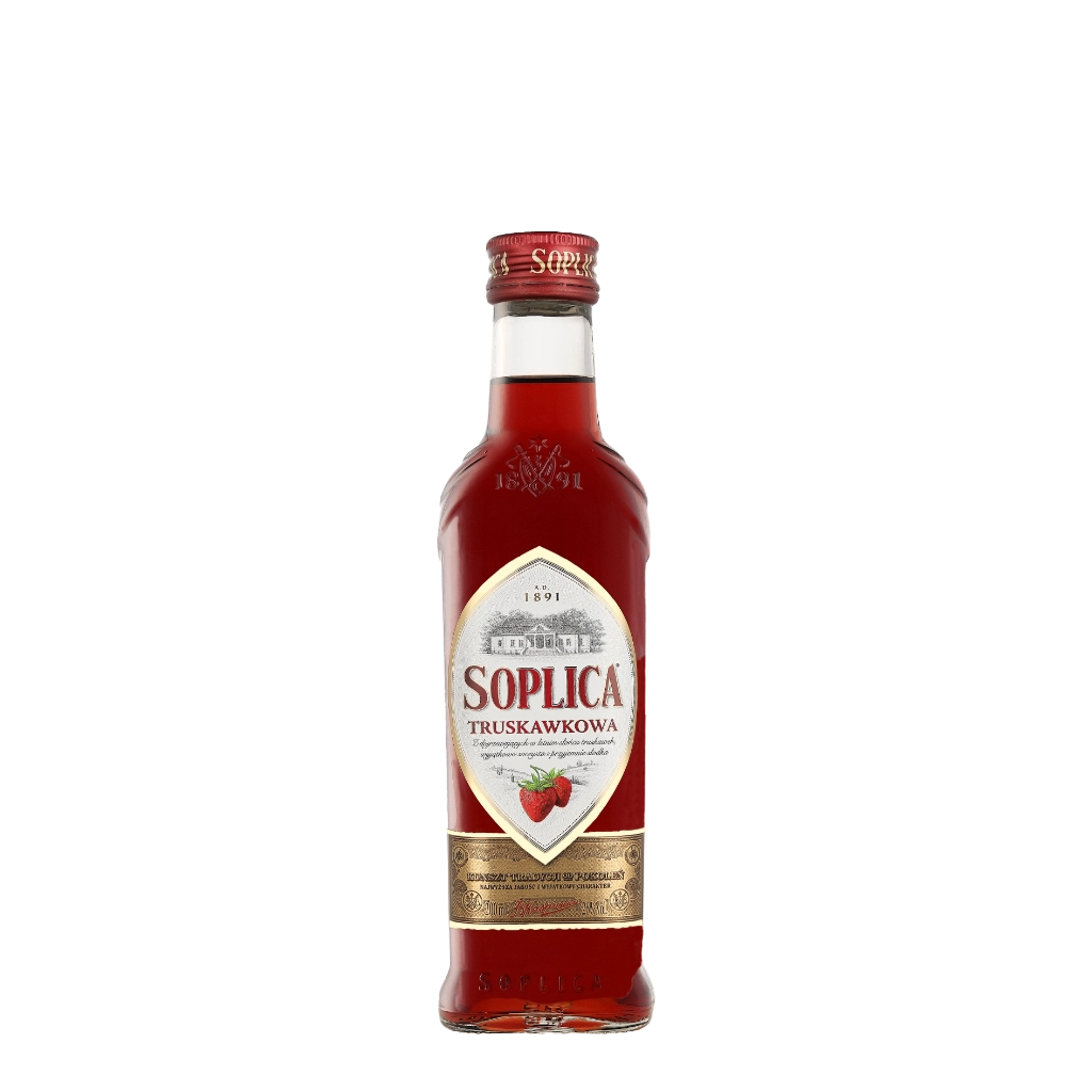 Soplica Truskawkowa 'Aardbei' 0.20 liter Wodka