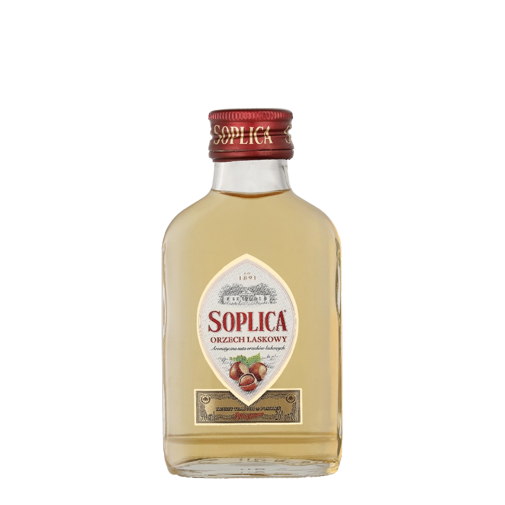 Soplica Orzech Laskowy 'Hazelnoot' 0.09 liter Wodka