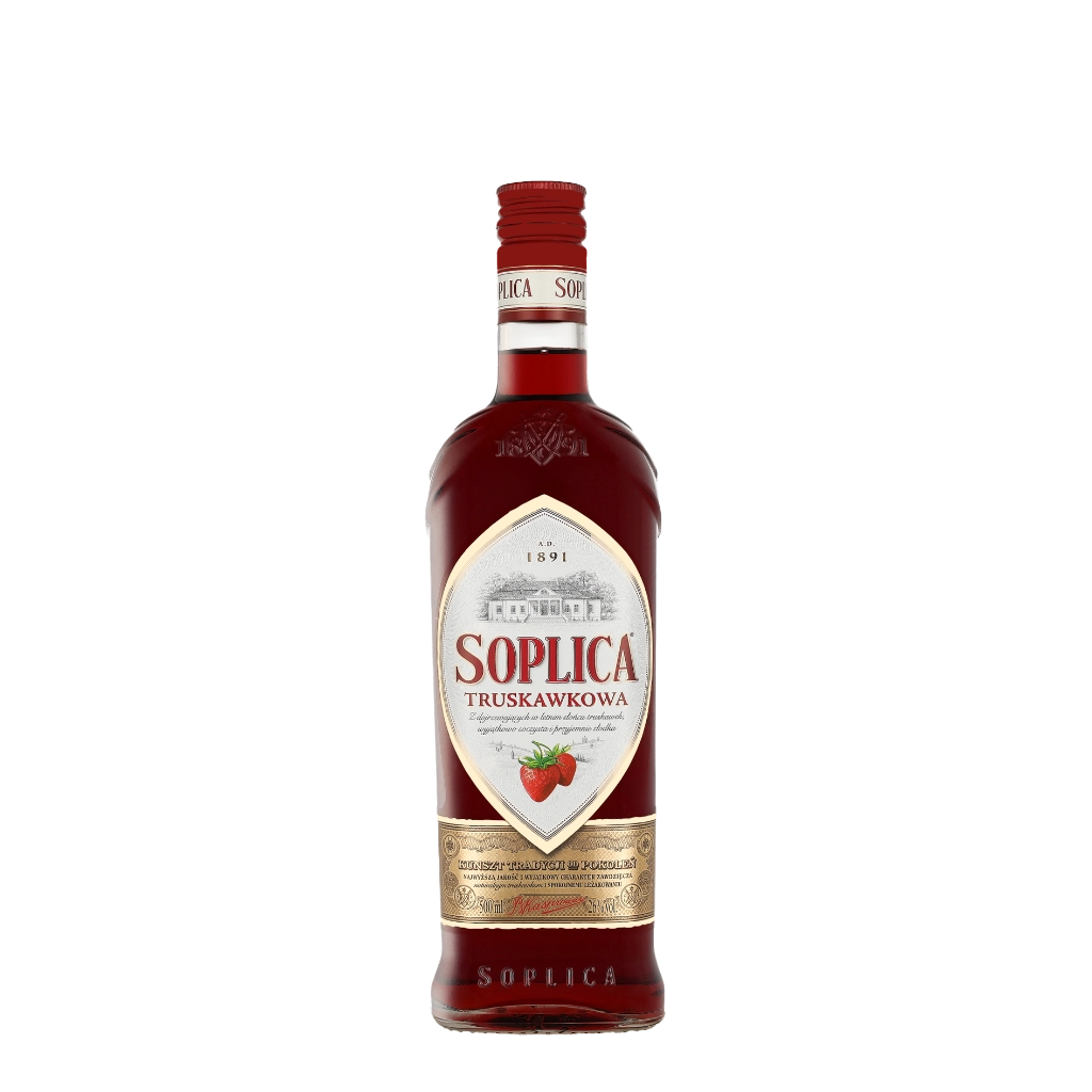 Soplica Truskawkowa 'Aardbei' 0.50 liter Wodka
