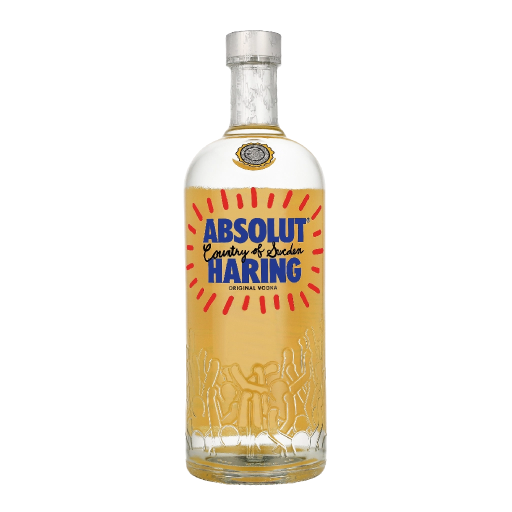 Absolut Blue Haring 1 liter Wodka