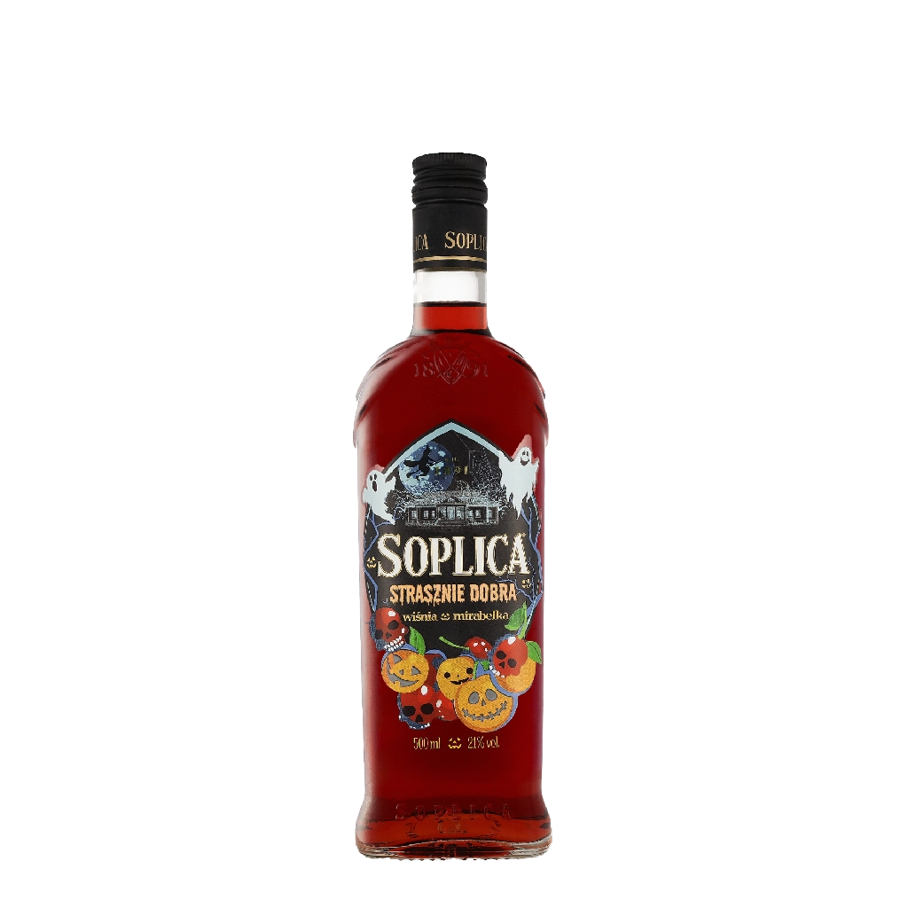 Soplica Halloween Wisnia & Mirabelka 'Kersen-Mirabel' 0.50 Liter Wodka