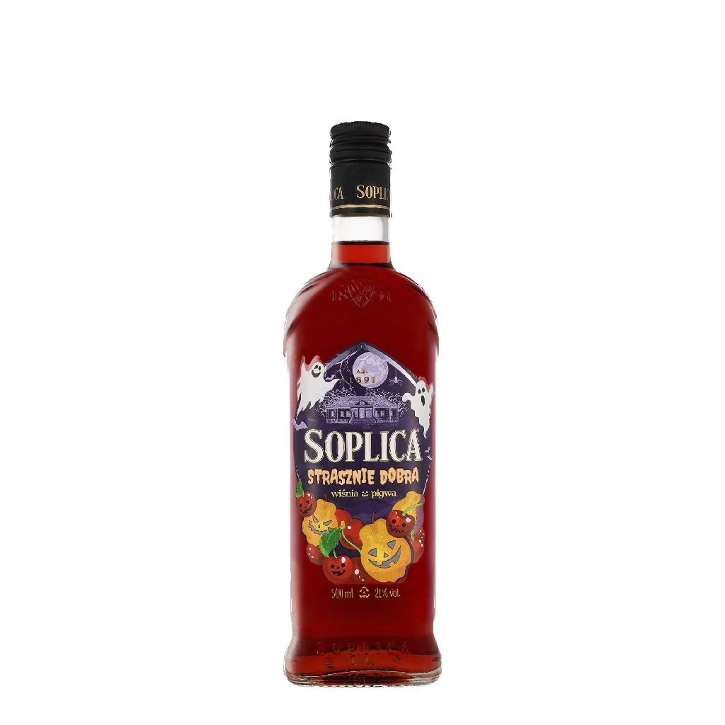 Soplica Halloween Wisnia & Pigwa 'Kersen-Quitte' 0.50 Liter Wodka