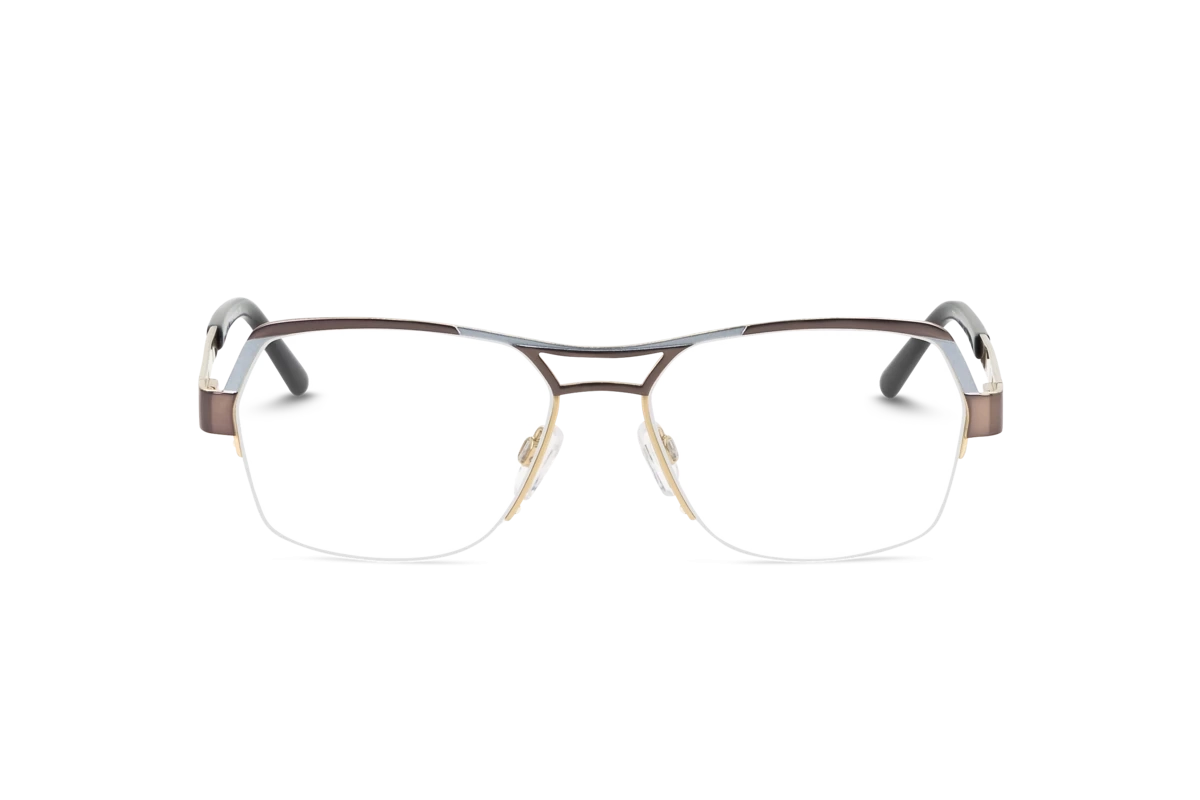 Cazal 1240 Damen Brille mit und ohne Sehstärke / Metallisch / rechteckig