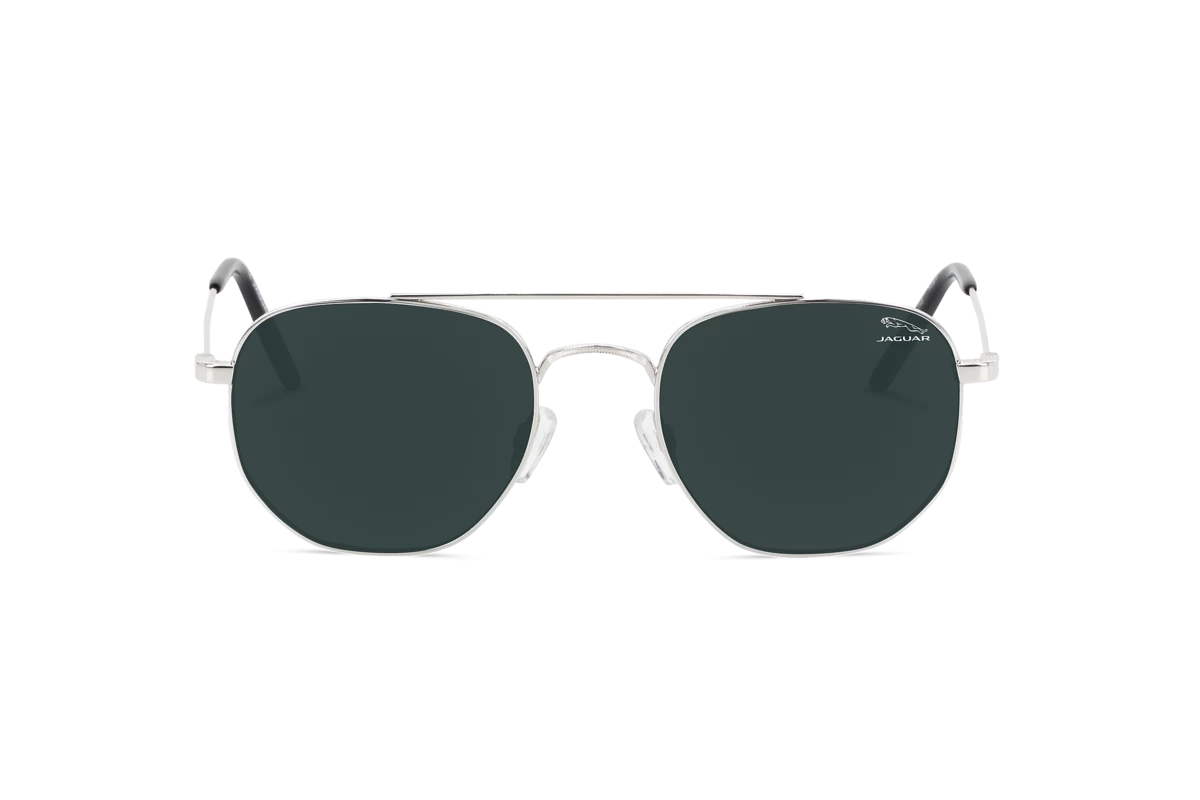 Jaguar 37454 Herren Sonnenbrille mit und ohne Sehstärke / Grau / rund