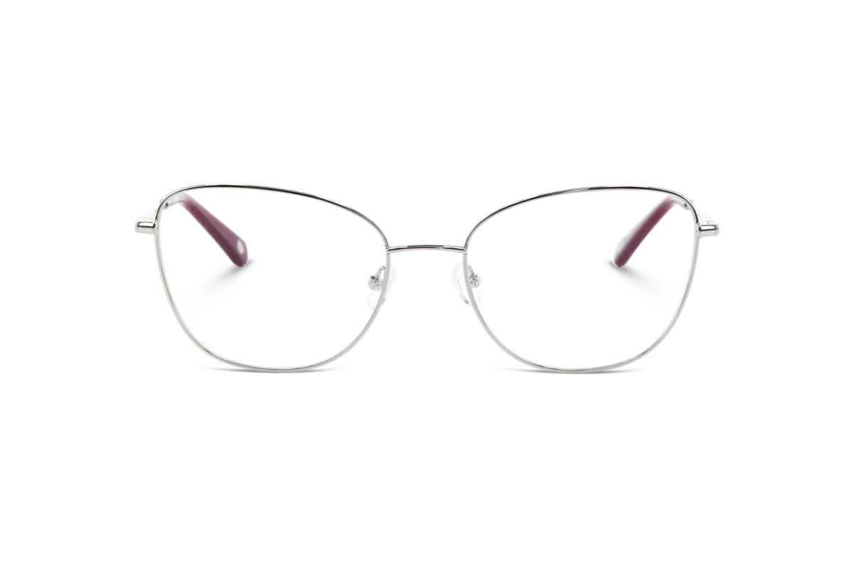 KIND Anniki Damen Brille mit und ohne Sehstärke / Silber / extravagant