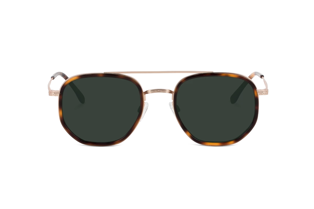 Sol No. 733 Herren Sonnenbrille mit und ohne Sehstärke / Havanna / rechteckig