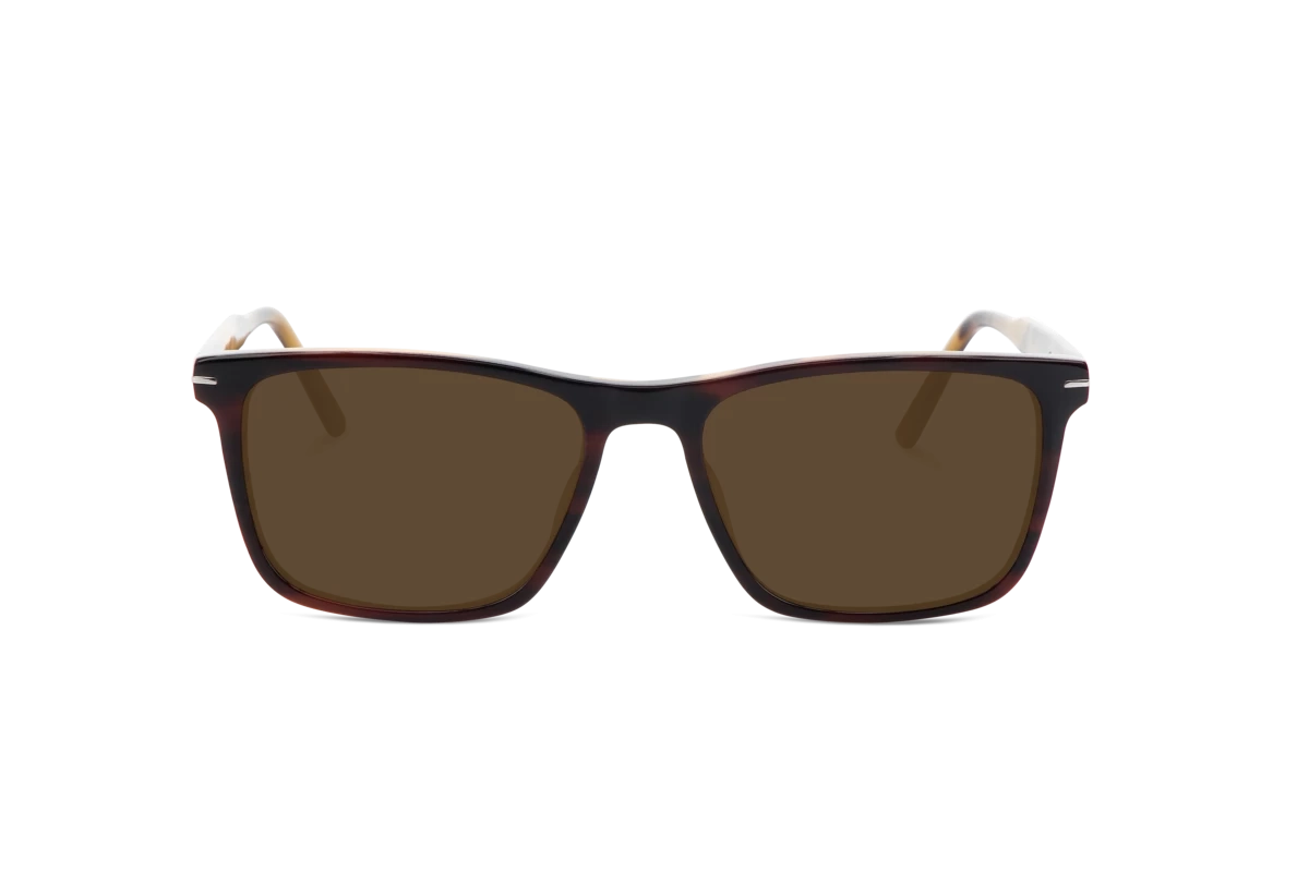 Sol No. 737 Herren Sonnenbrille mit und ohne Sehstärke / Havanna / rechteckig