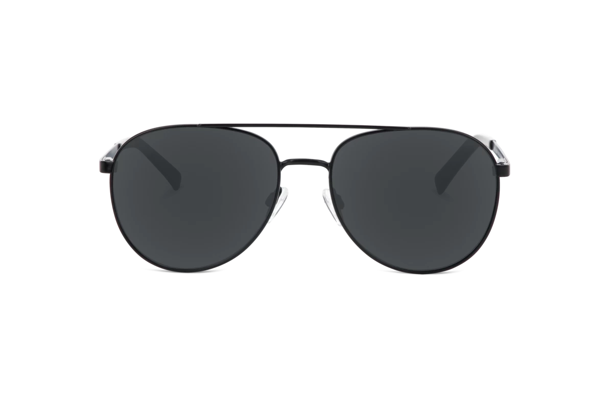 Sol No. 7901 Herren Sonnenbrille mit und ohne Sehstärke / Schwarz / oval