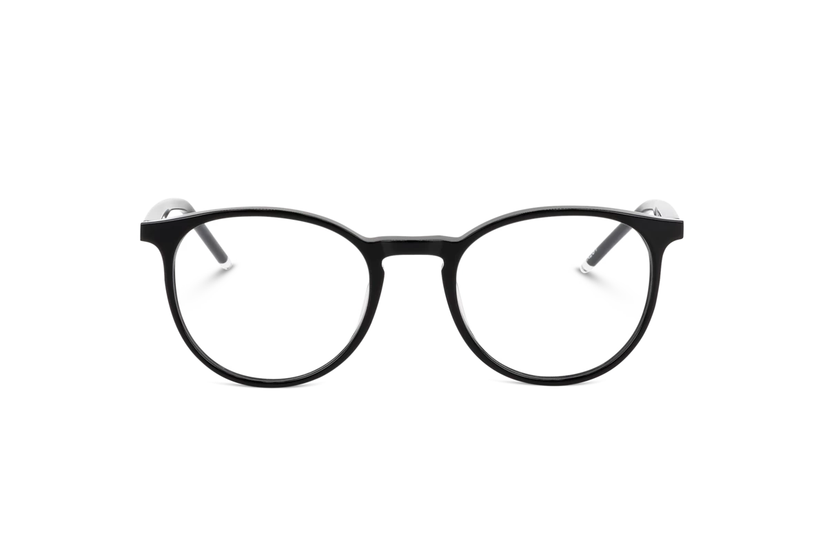 KIND Bornholm Herren Brille mit und ohne Sehstärke / Schwarz / oval