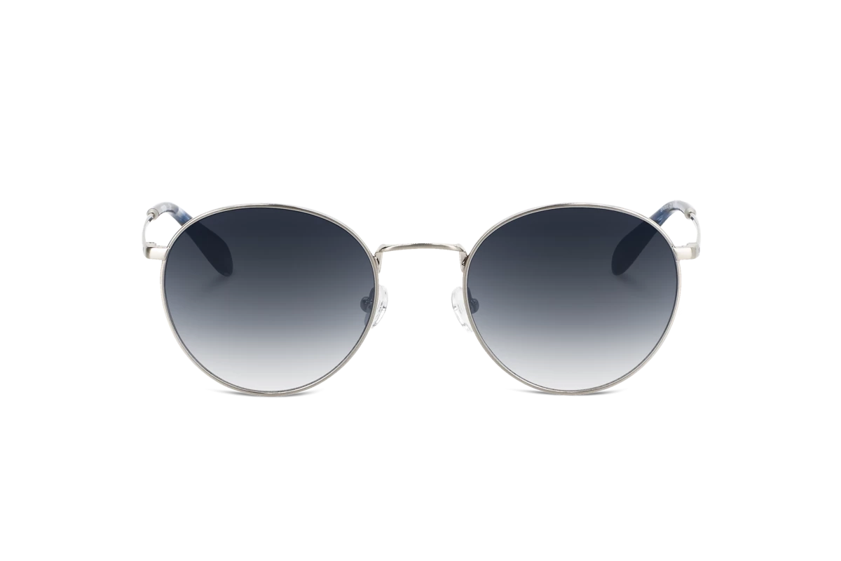 KIND Shetland Unisex Sonnenbrille mit und ohne Sehstärke / Silber / oval