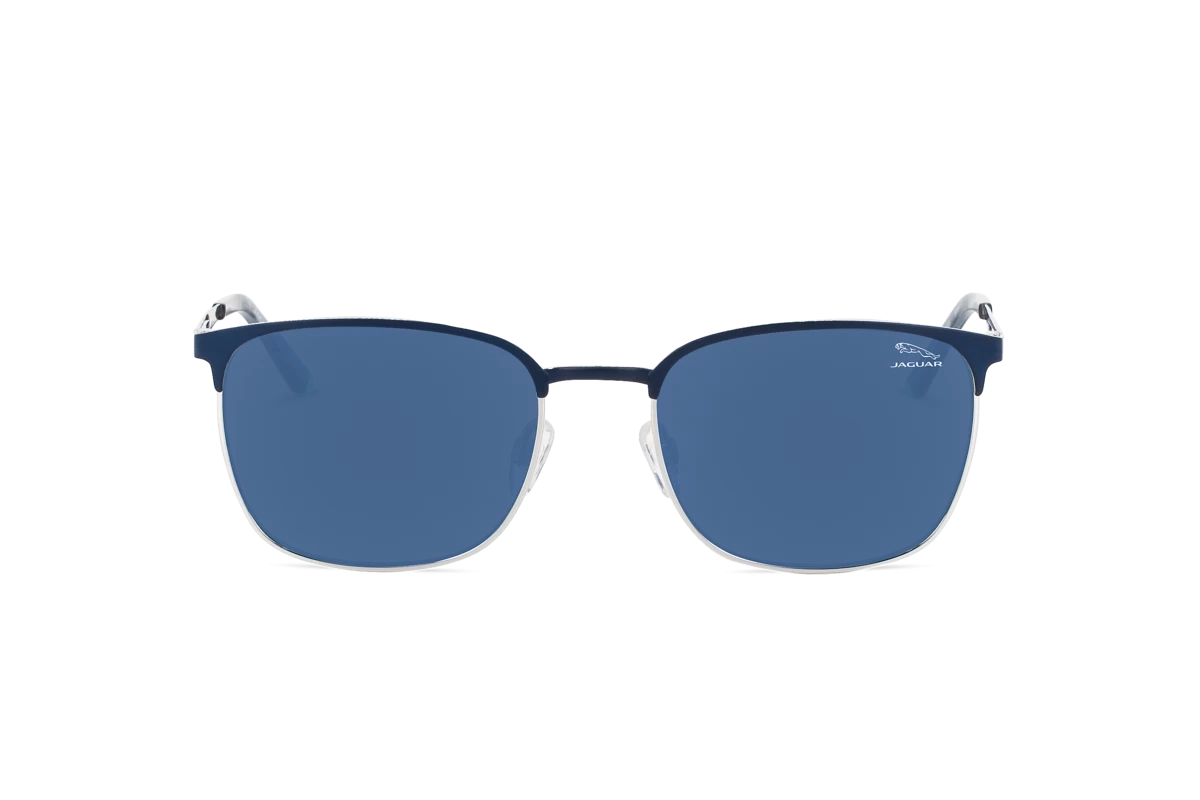 Jaguar 37592 Herren Sonnenbrille mit und ohne Sehstärke / Blau / rechteckig