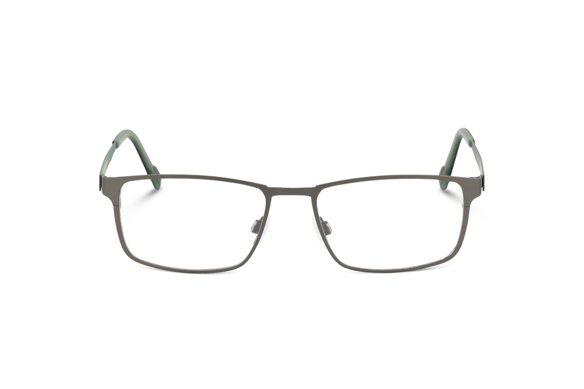 Titanflex 820755 Herren Brille mit und ohne Sehstärke / Grau / rechteckig