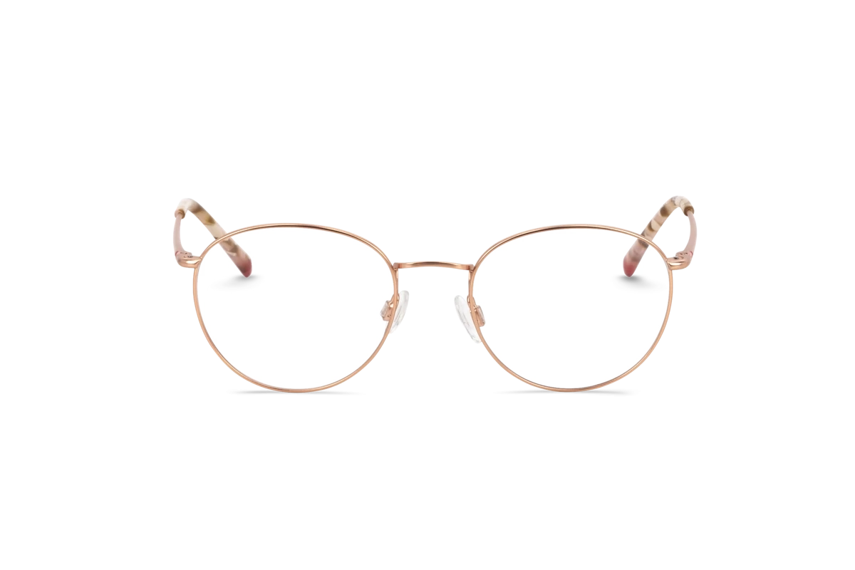 Humphrey's 582273 Unisex Brille mit und ohne Sehstärke / Rosegold / oval