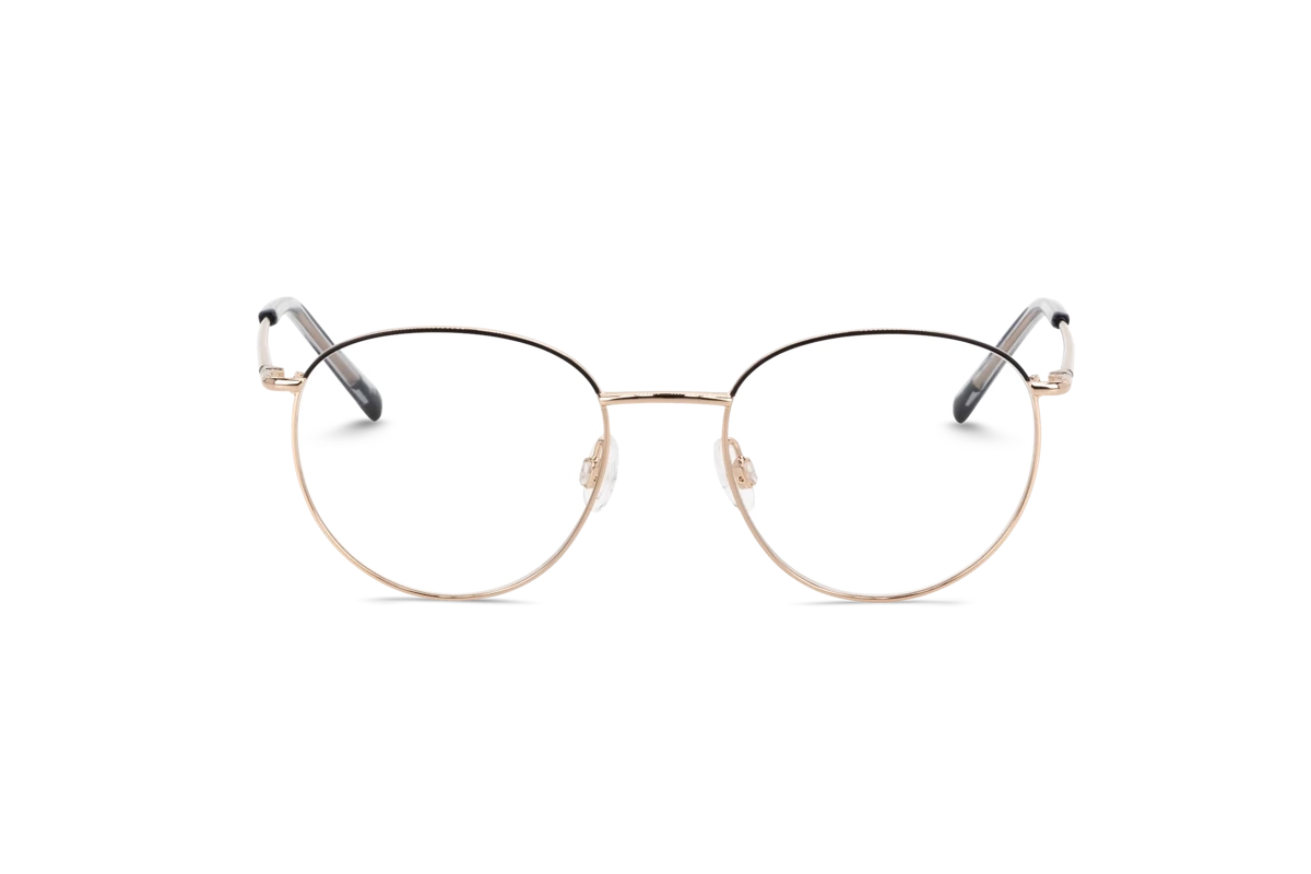 Humphrey's 582327 Damen Brille mit und ohne Sehstärke / Rosegold / oval