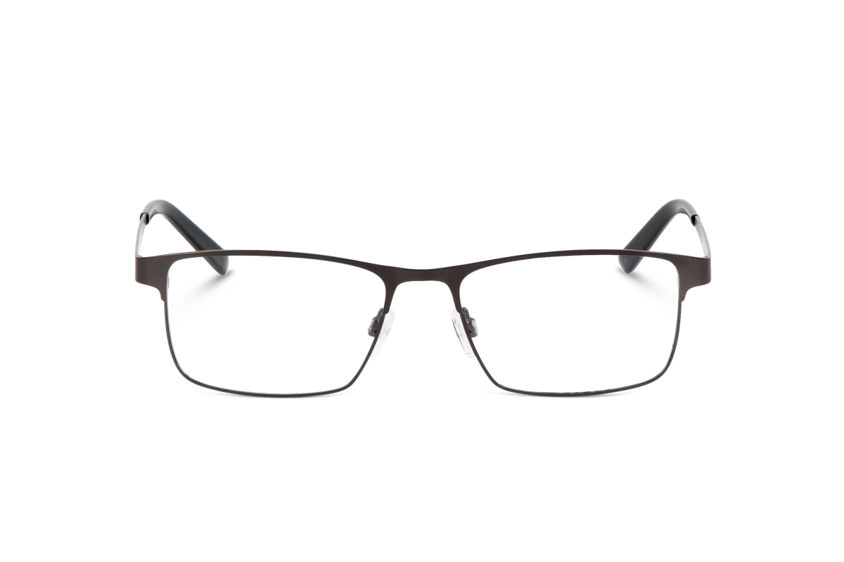 KIND Leon Herren Brille mit und ohne Sehstärke / Metallisch / rechteckig