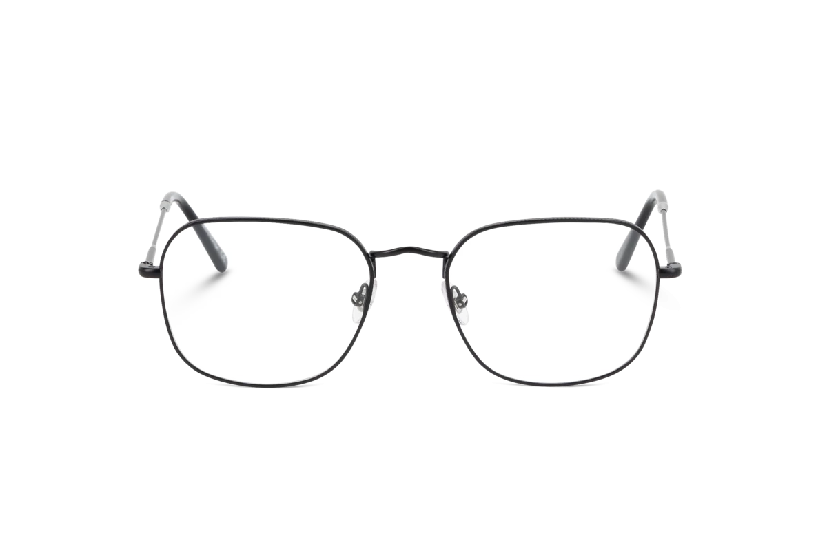 KIND Deimos Herren Brille mit und ohne Sehstärke / Schwarz / rechteckig