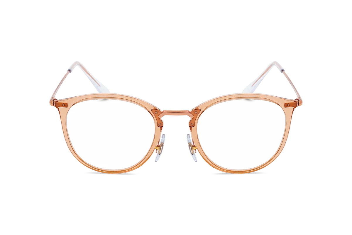 Ray-Ban RX7140 Damen Brille mit und ohne Sehstärke / Transparent / oval