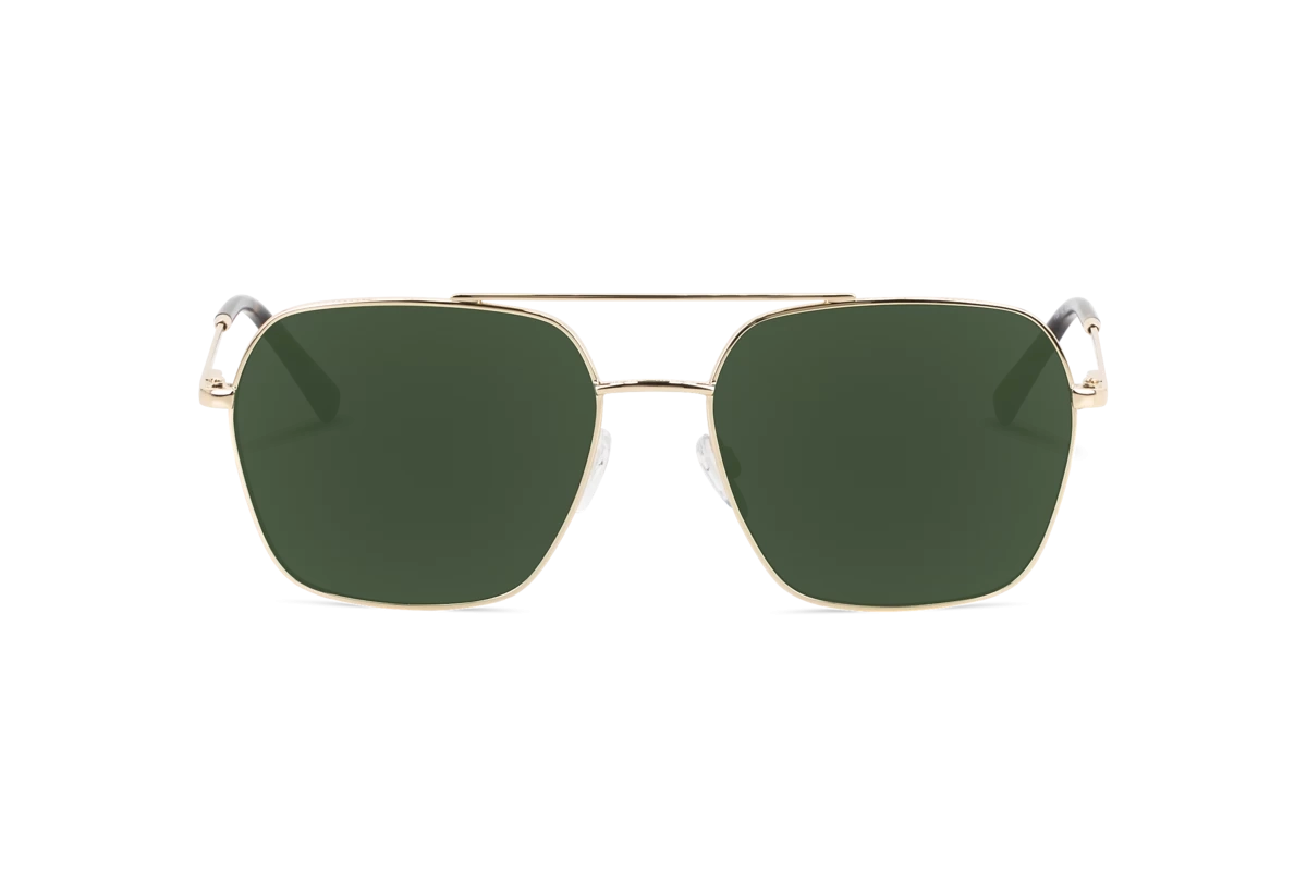 Sol No. 789 Herren Sonnenbrille mit und ohne Sehstärke / Schwarz / rechteckig