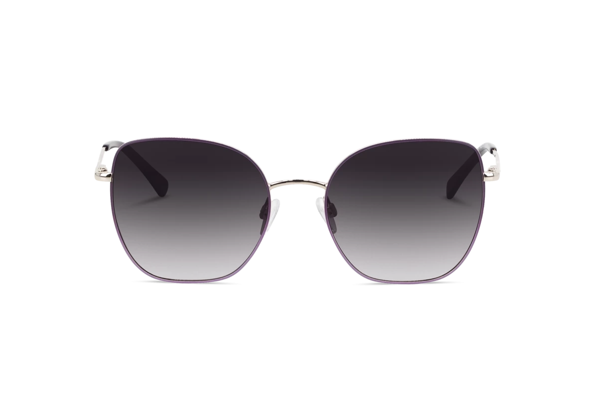 Sol No. 792 Damen Sonnenbrille mit und ohne Sehstärke / Schwarz / rechteckig