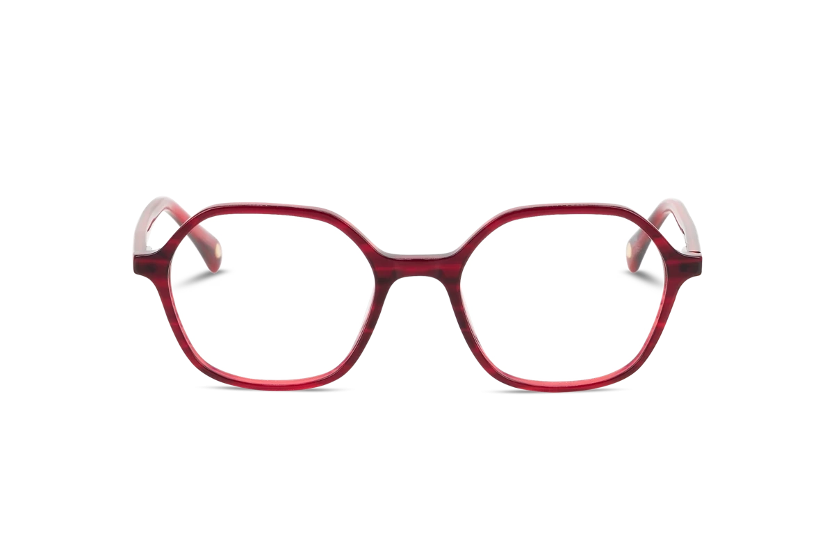 KIND Heather Unisex Brille mit und ohne Sehstärke / Rot / rechteckig