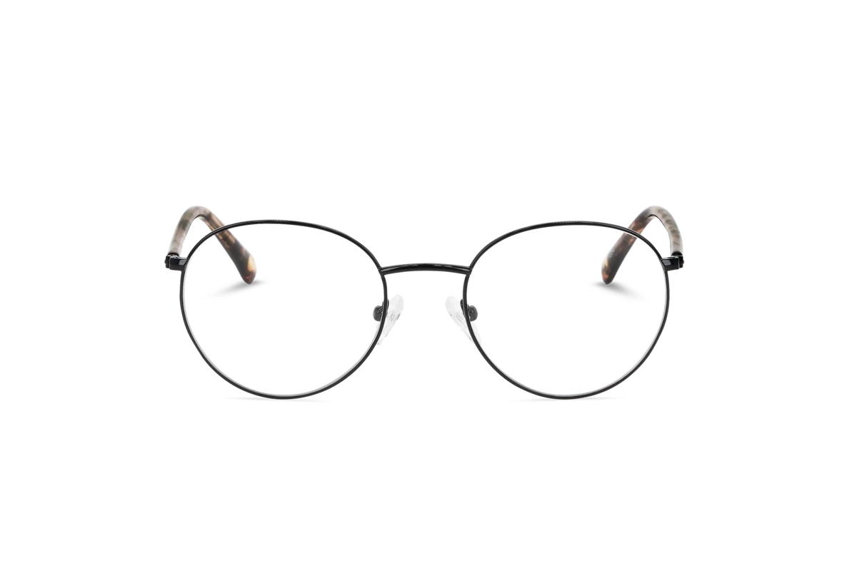KIND Tyler Unisex Brille mit und ohne Sehstärke / Schwarz / oval