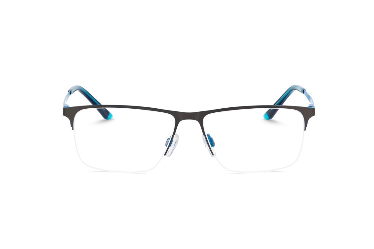 Jaguar 33619 Herren Brille mit und ohne Sehstärke / Grau / rechteckig