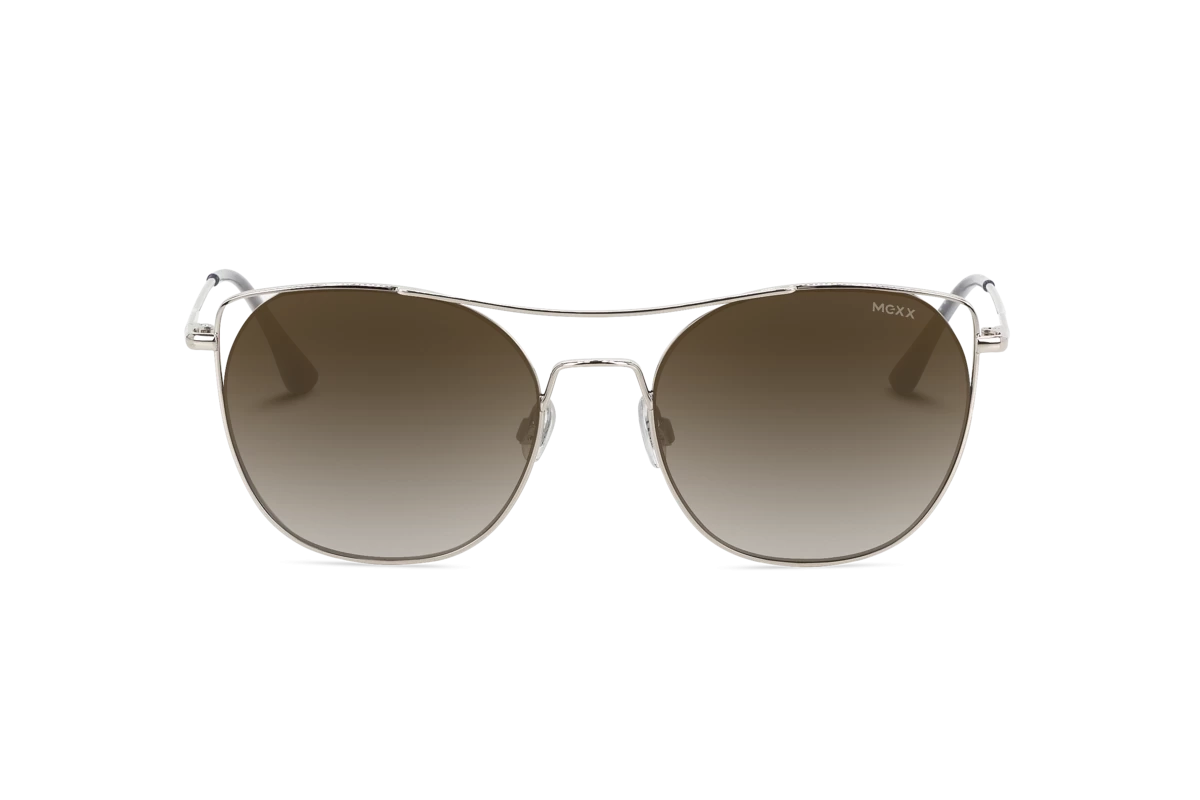Mexx 6507 Damen Sonnenbrille mit und ohne Sehstärke / Silber / rechteckig