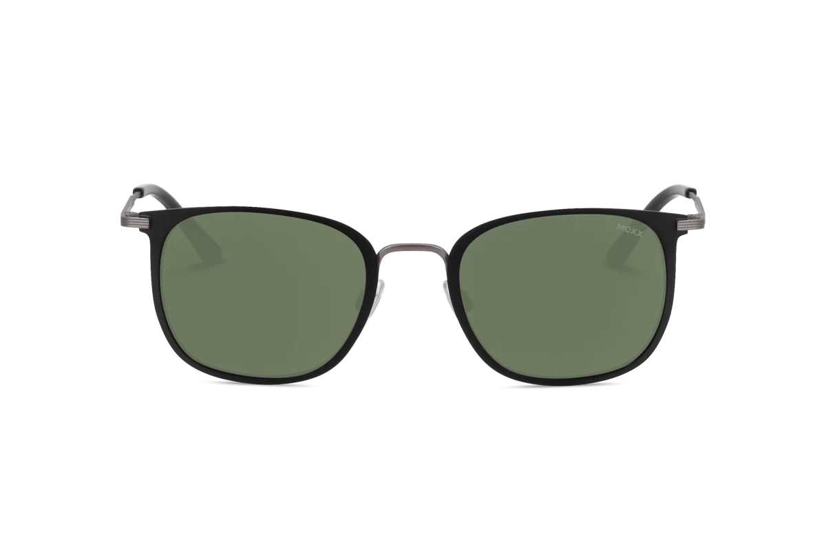 Mexx 6527 Herren Sonnenbrille mit und ohne Sehstärke / Schwarz / rechteckig
